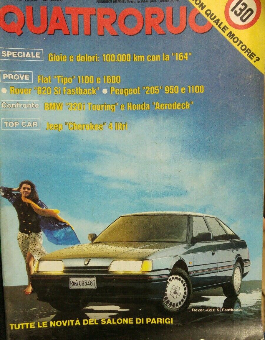 QUATTRORUOTE OTTOBRE 1988