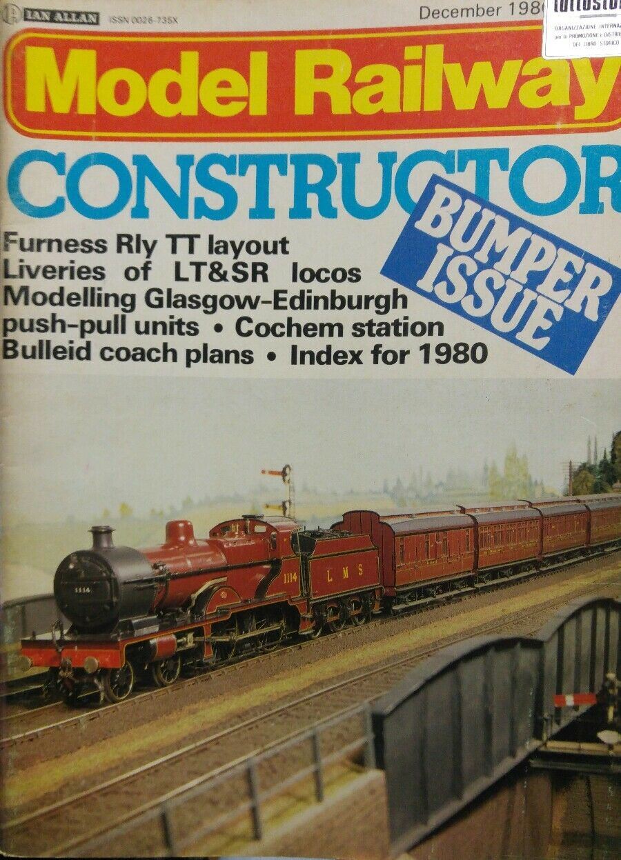 MODEL RAILWAY CONSTRUCTOR DICEMBRE 1980