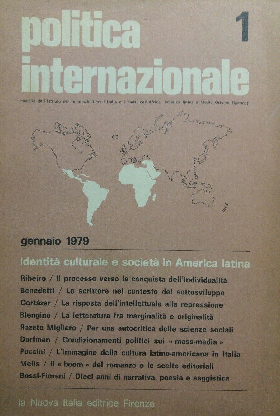 POLITICA INTERNAZIONALE 1 GENNAIO 1979