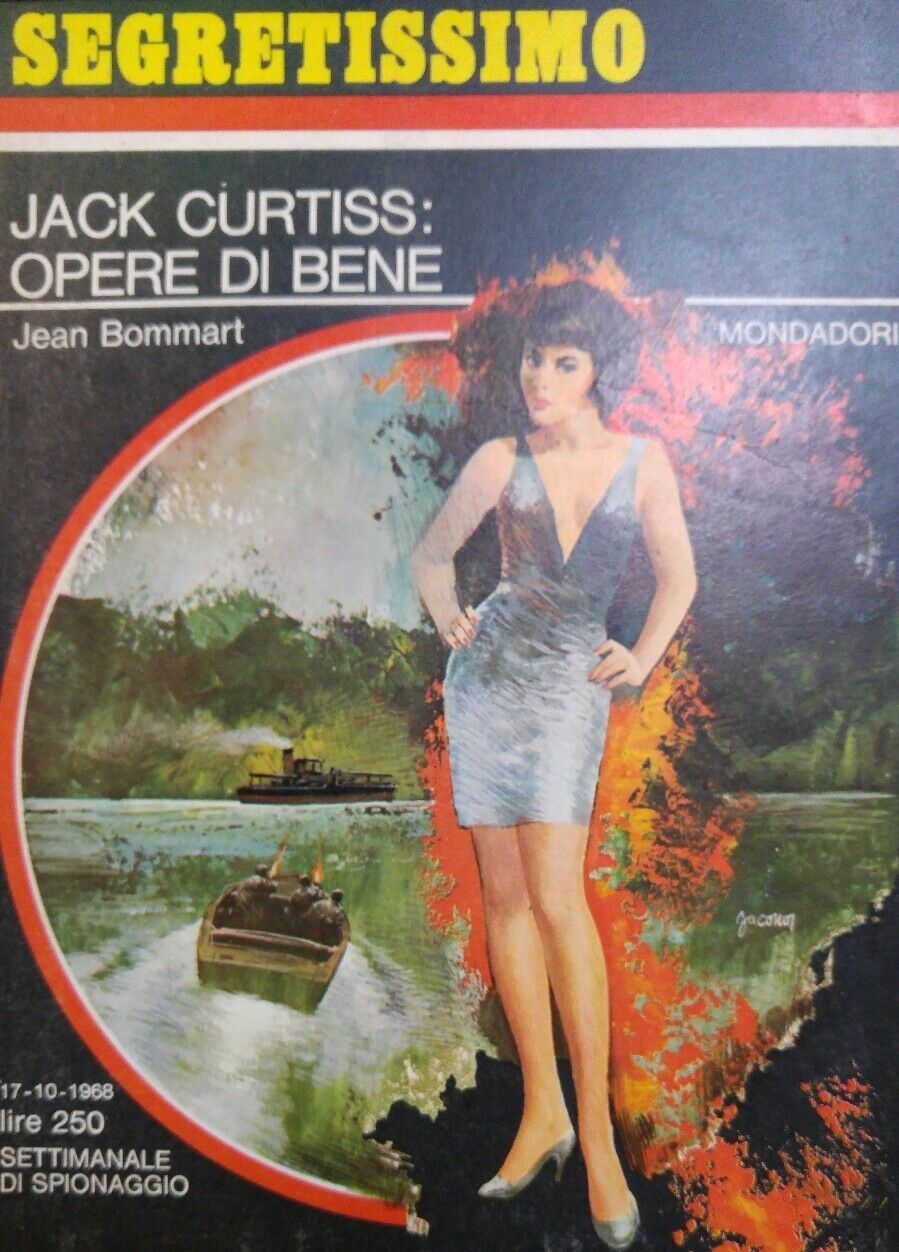 SEGRETISSIMO N.255 JACK CURTISS OPERE DI BENE Jean Bommart