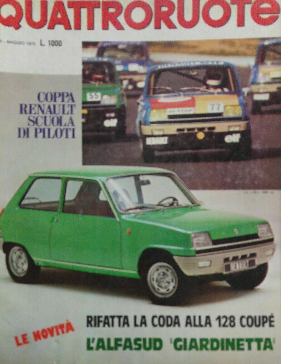 QUATTRORUOTE MAGGIO 1975 R5