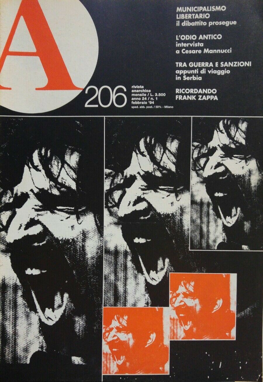 RIVISTA ANARCHICA N.206