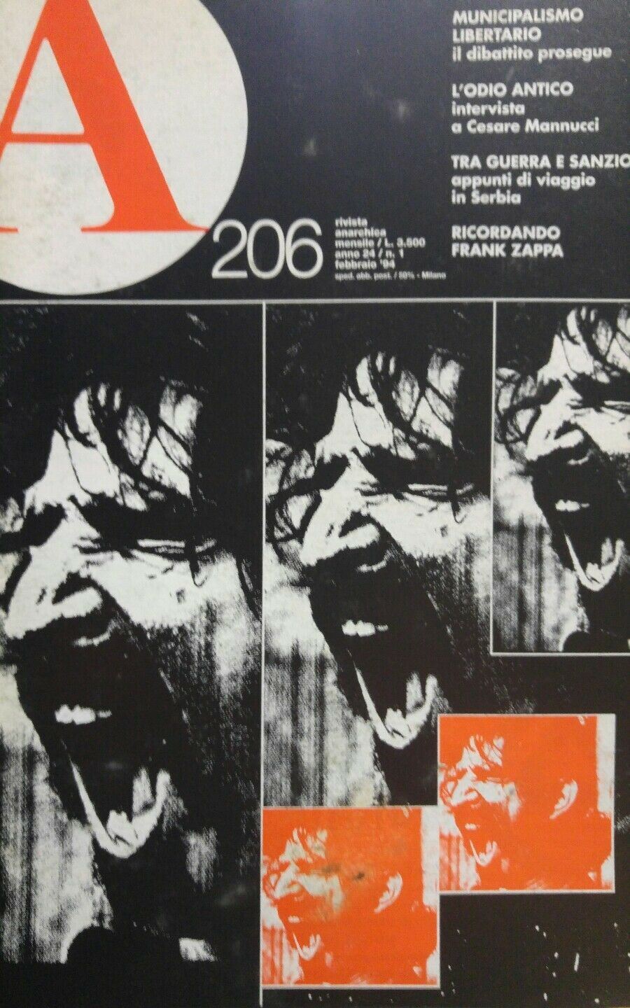 RIVISTA ANARCHICA N.206