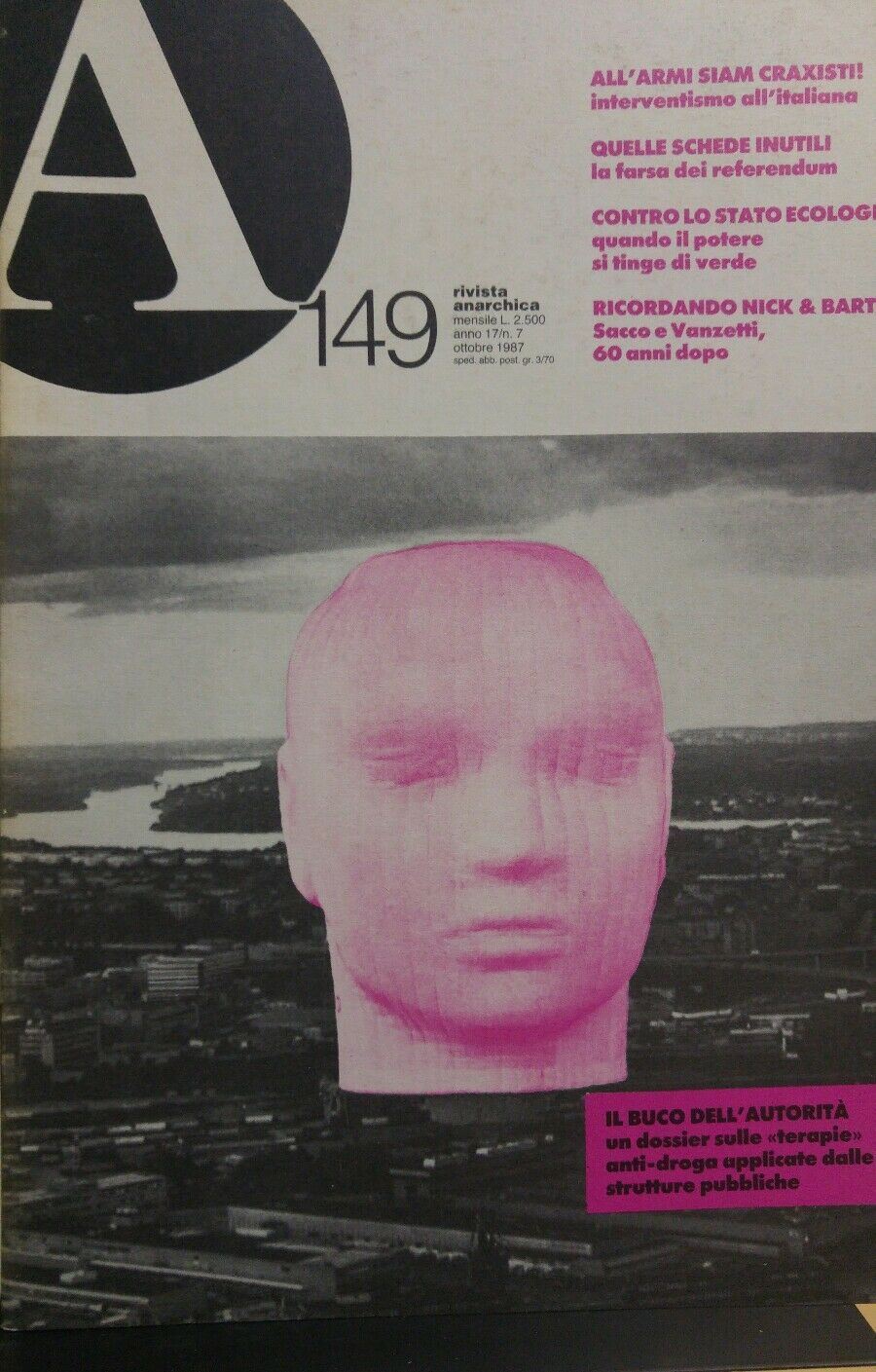 RIVISTA ANARCHICA N.149