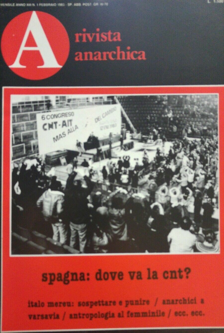 RIVISTA ANARCHICA N.107