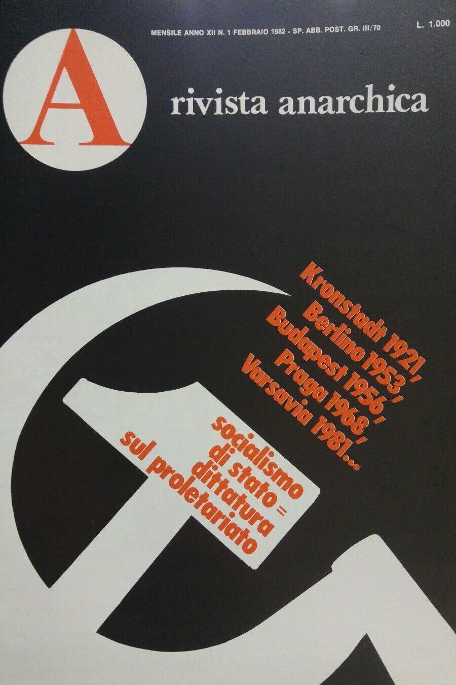 RIVISTA ANARCHICA N.98