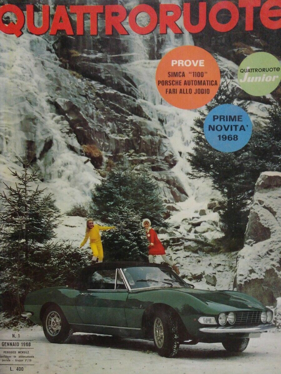 QUATTRORUOTE GENNAIO 1968