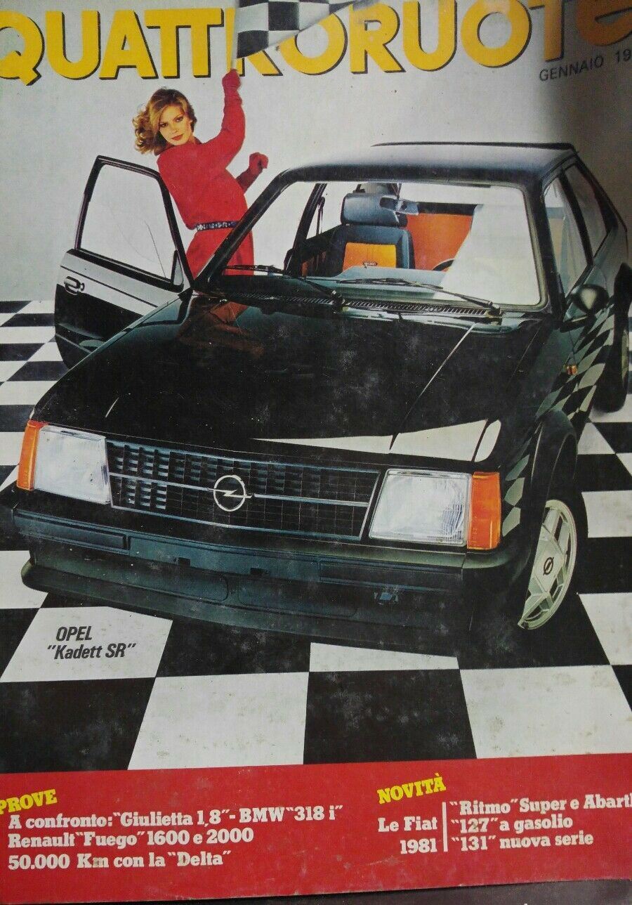 QUATTRORUOTE GENNAIO 1981