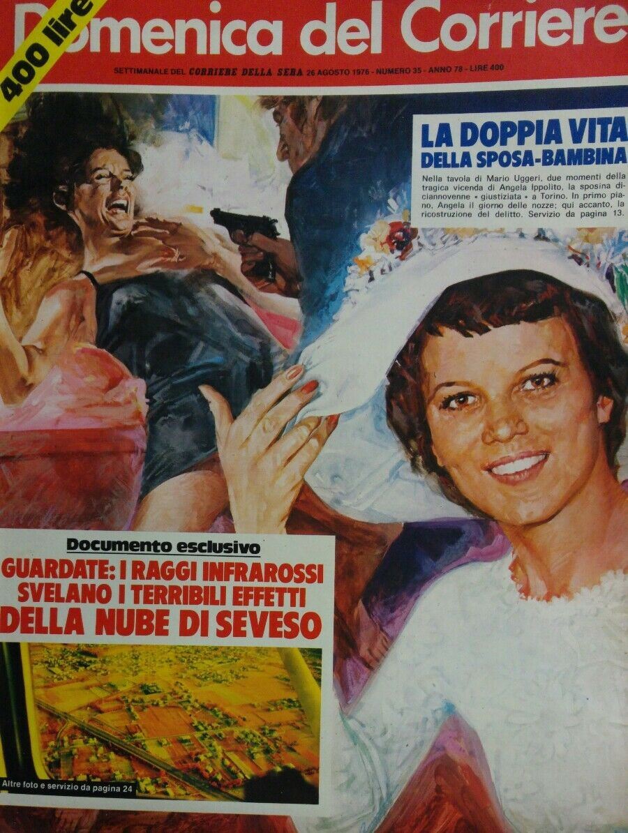 DOMENICA DEL CORRIERE N.35 1976. OLIMPIADI MONTREAL SEVESO