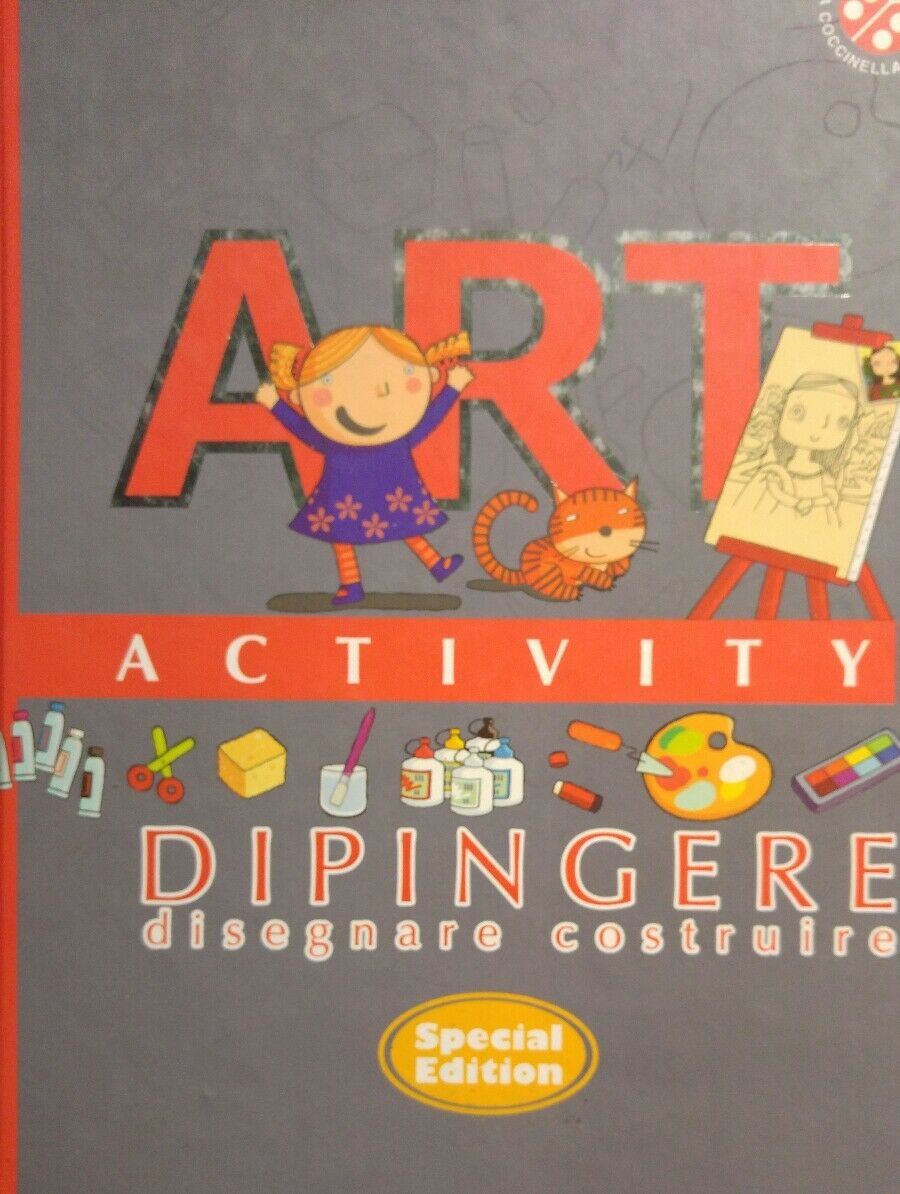 ART ACTIVITY DIPINGERE DISEGNARE COSTRUIRE. LA COCCINELLA