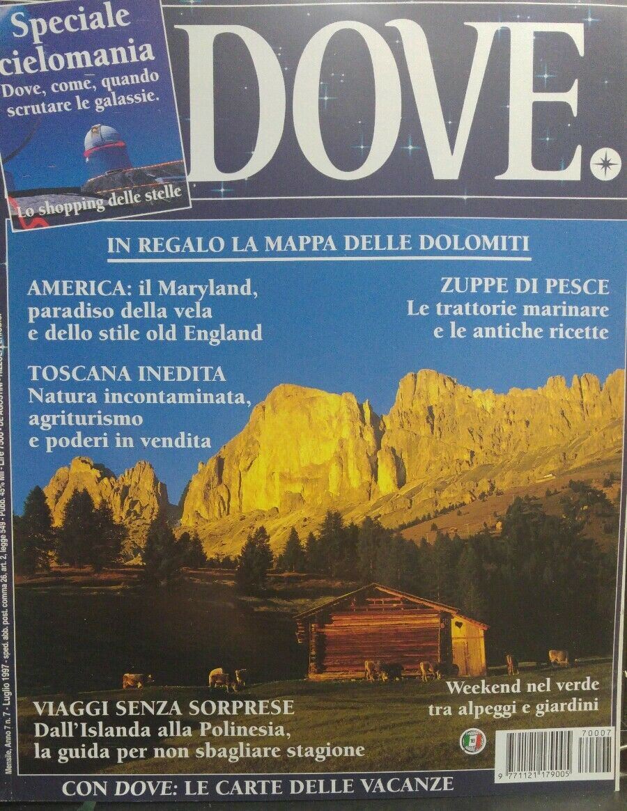 DOVE LUGLIO 1997 MARYLAND TOSCANA