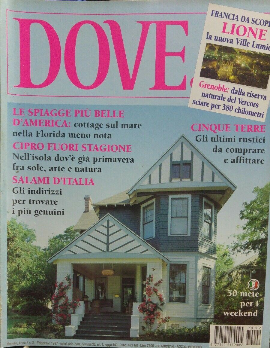 DOVE FEBBRAIO 1997 CIPRO CINQUE TERRE