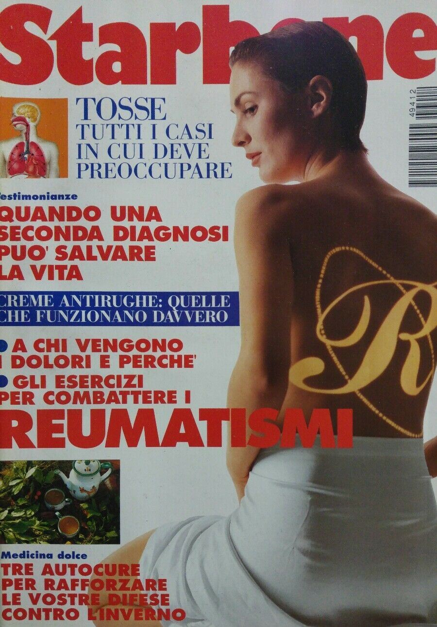 STARBENE DICEMBRE 1994 TOSSE REUMATISMI