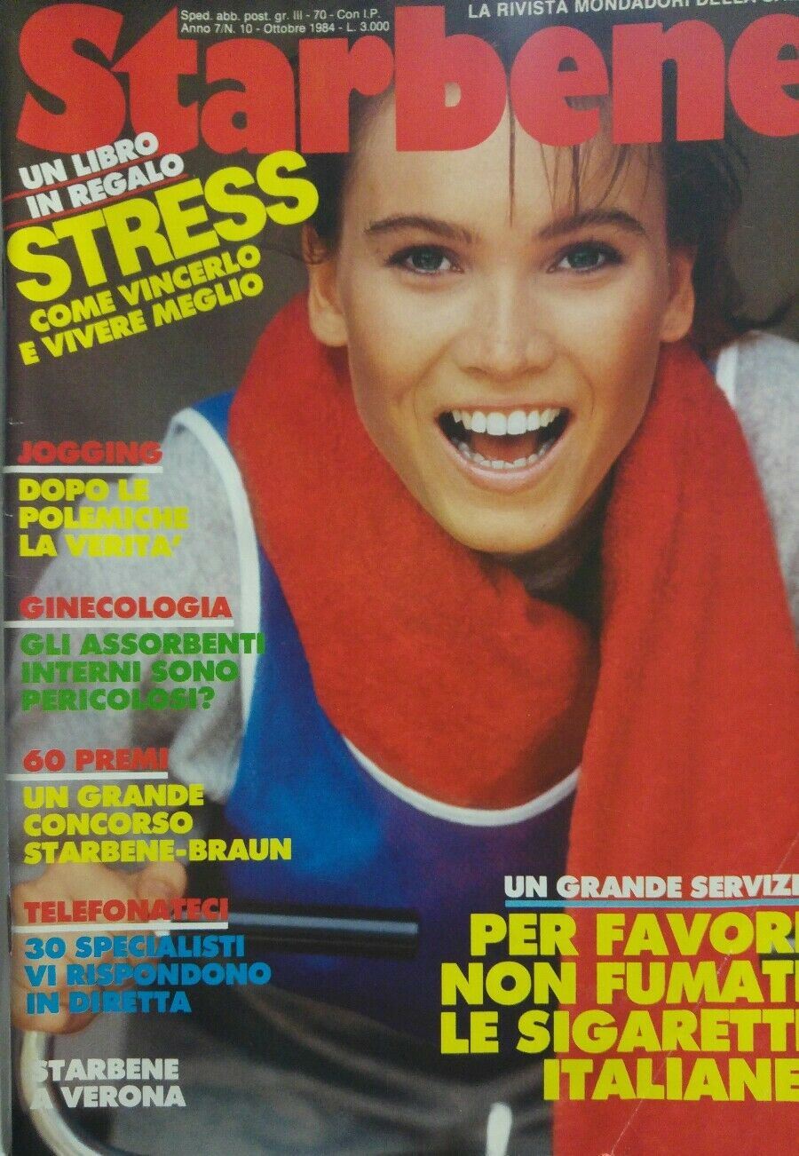 STARBENE OTTOBRE 1984 LA VERITA' SUL JOGGING