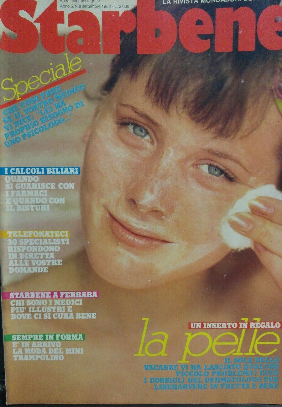 STARBENE SETTEMBRE 1982 LA PELLE