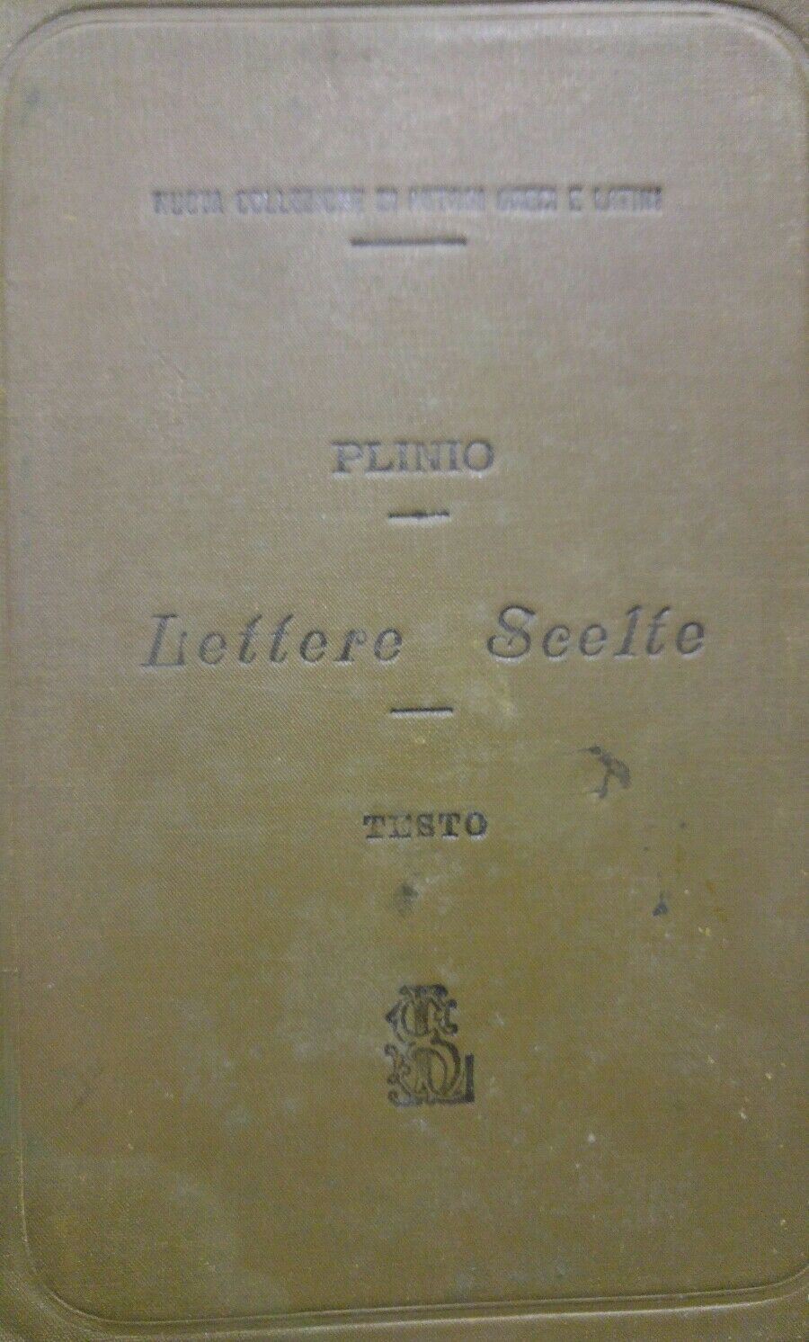 PLINIO LETTERE SCELTE 1901 AE138