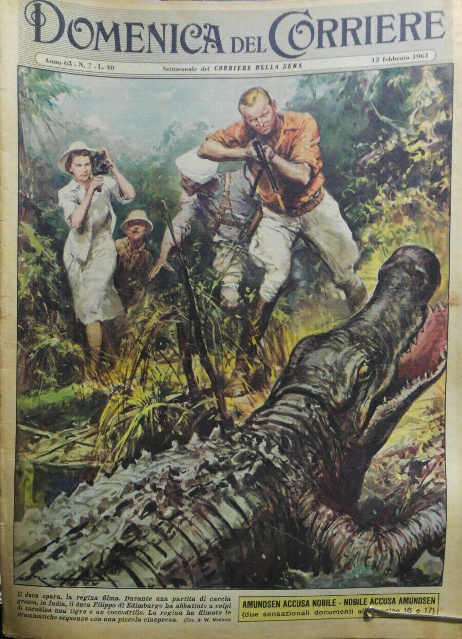 DOMENICA DEL CORRIERE N.7 1961