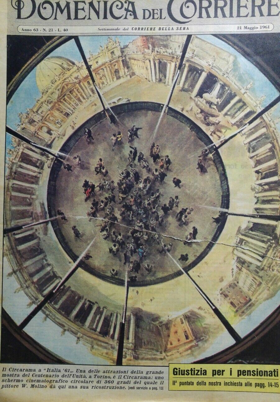DOMENICA DEL CORRIERE N.21 1961 IL CIRCARAMA