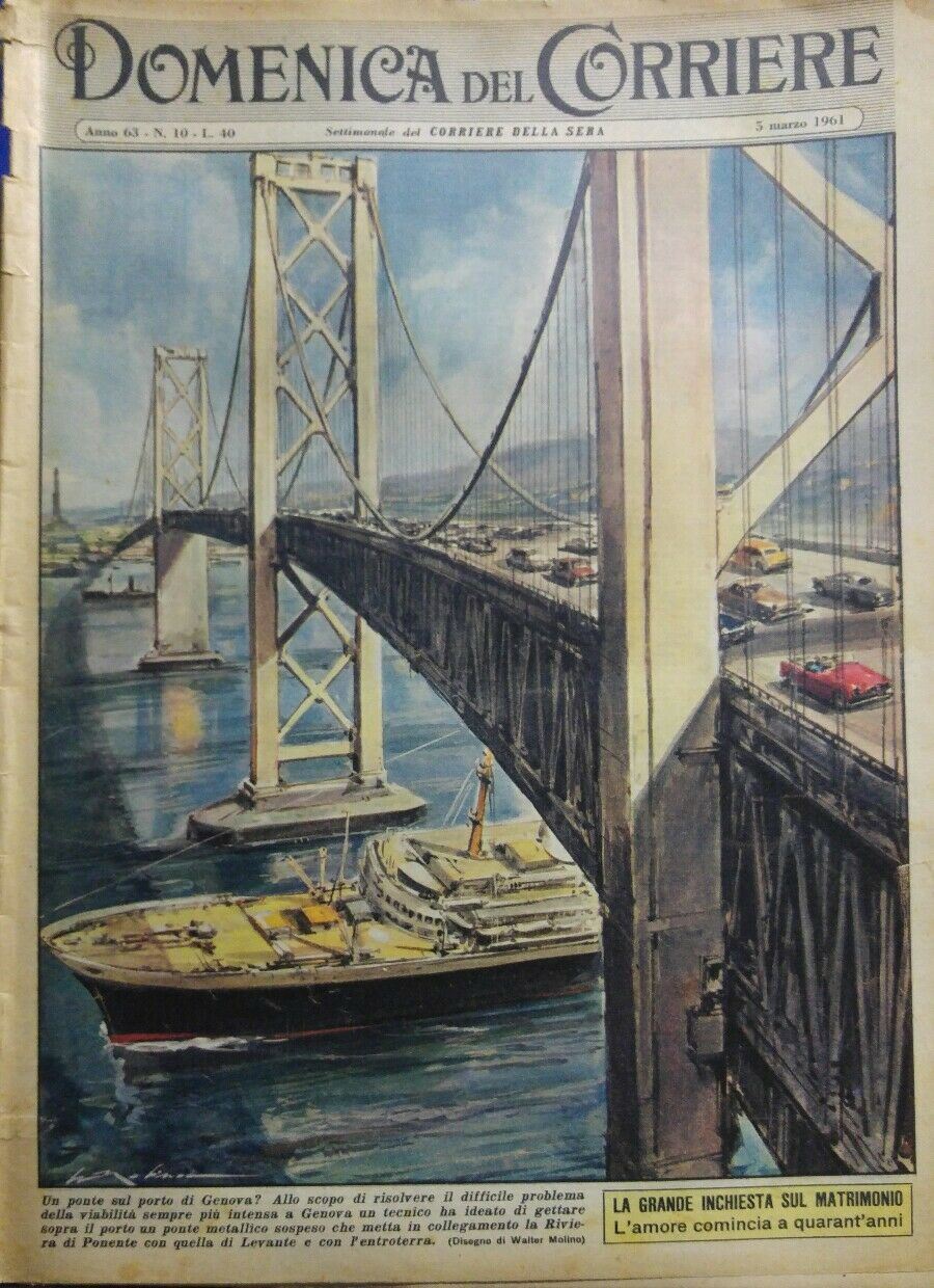 DOMENICA DEL CORRIERE N.10 1961