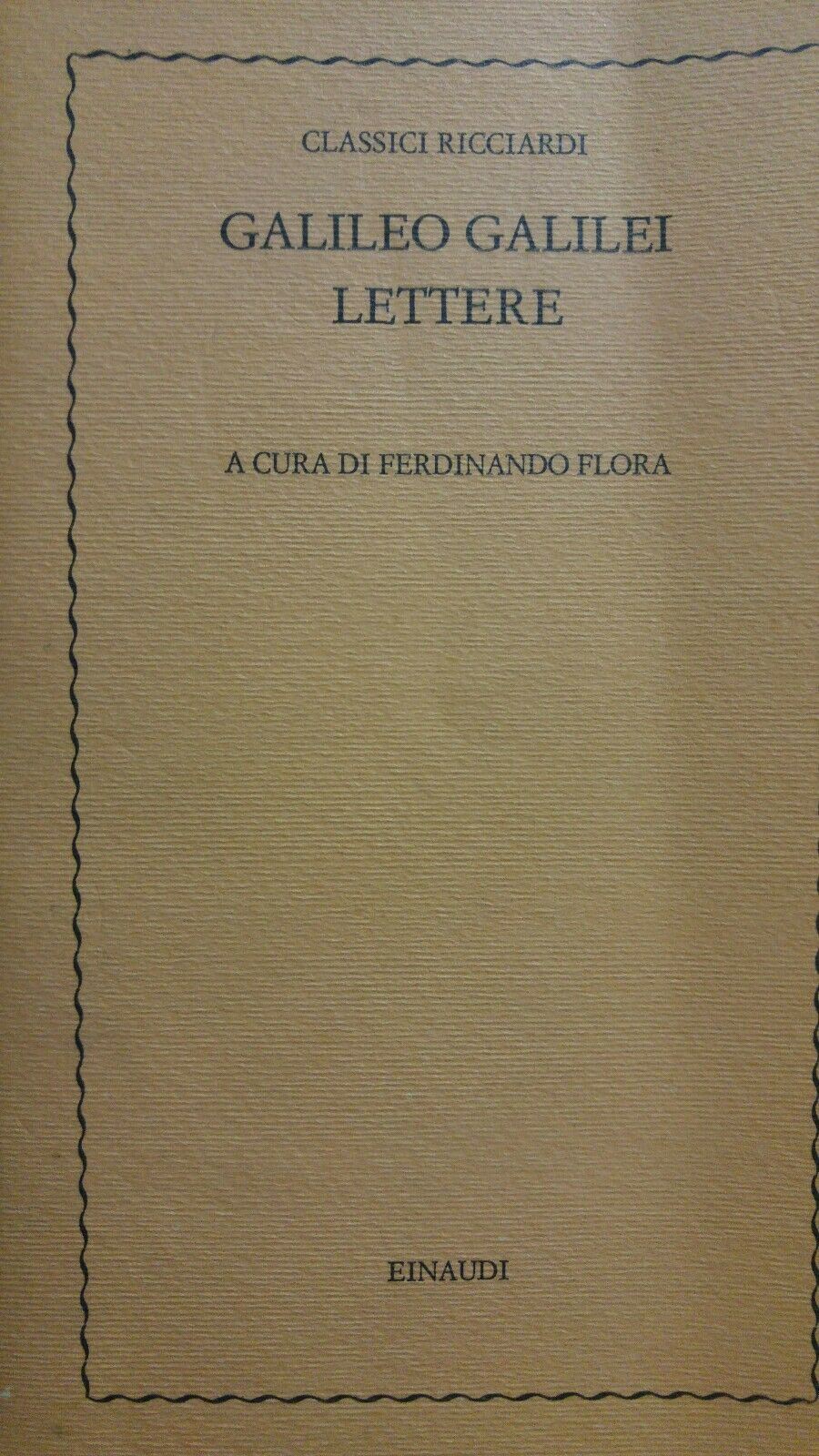 LETTERE GALILEO GALILEI