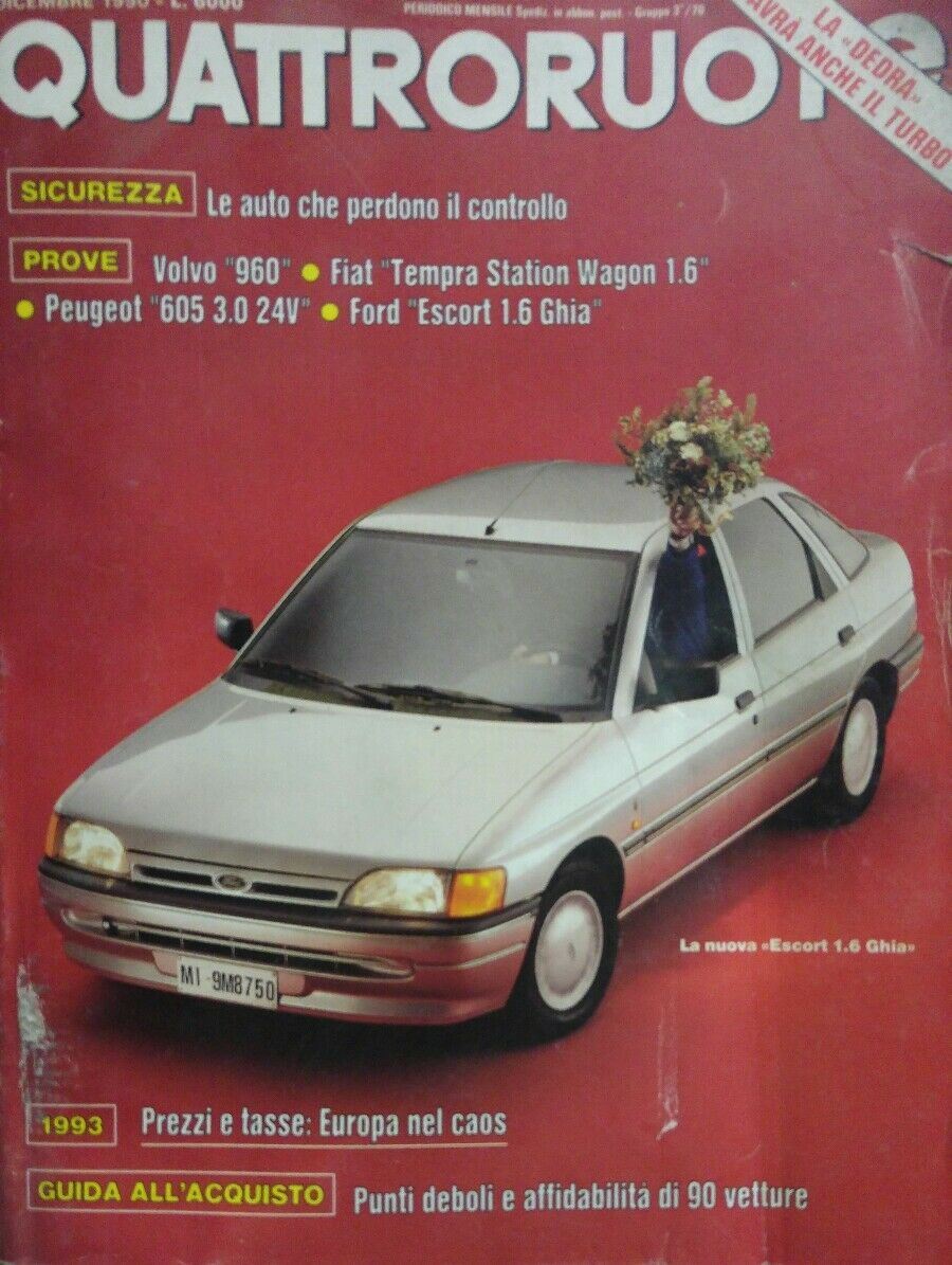 QUATTRORUOTE DICEMBRE 1990