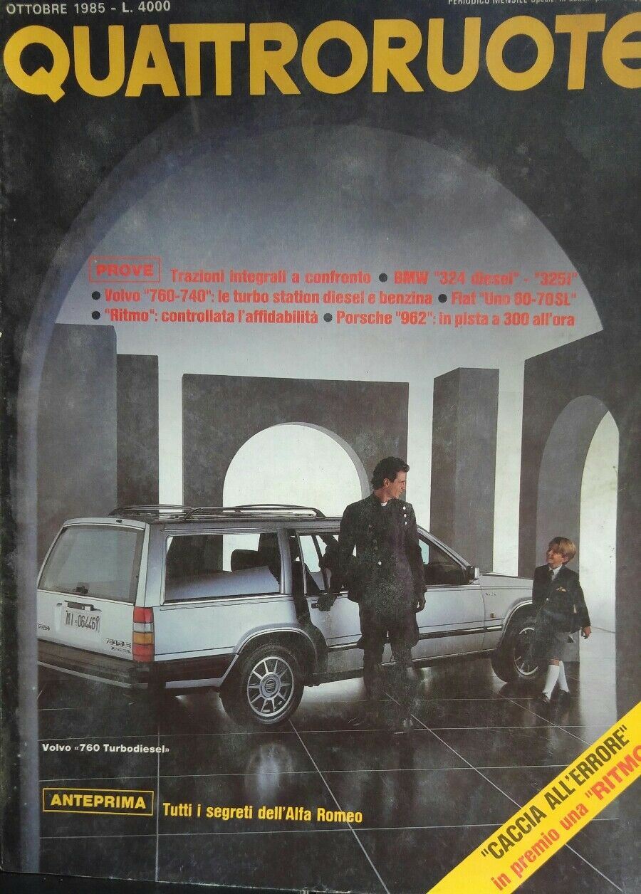 QUATTRORUOTE OTTOBRE 1985