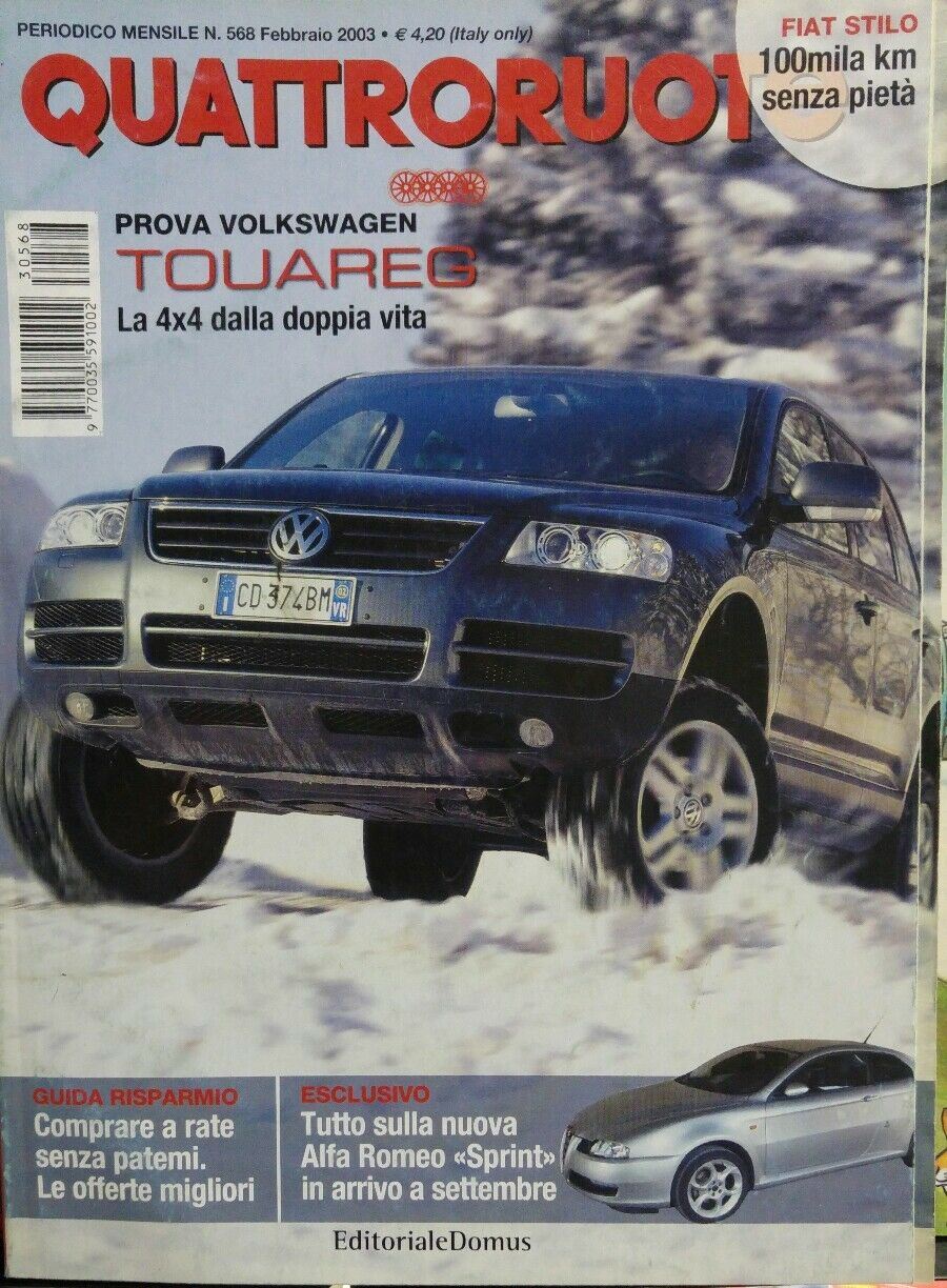 QUATTRORUOTE FEBBRAIO 2003