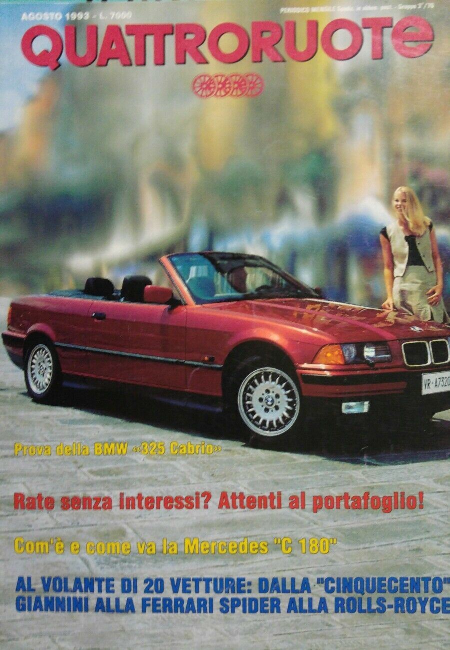 QUATTRORUOTE AGOSTO 1993