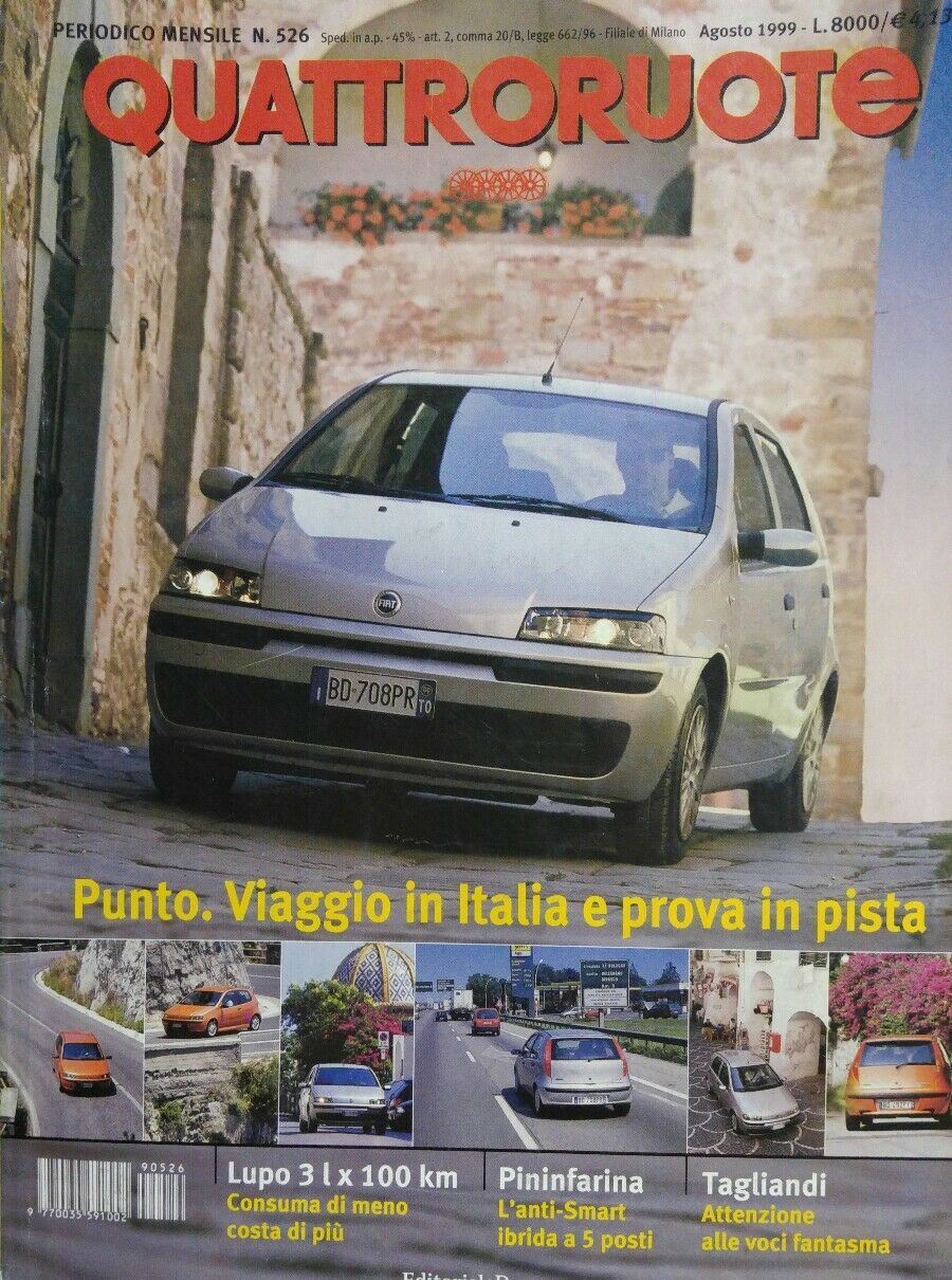 QUATTRORUOTE AGOSTO 1999