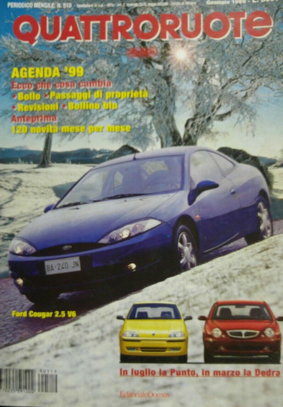 QUATTRORUOTE GENNAIO 1999