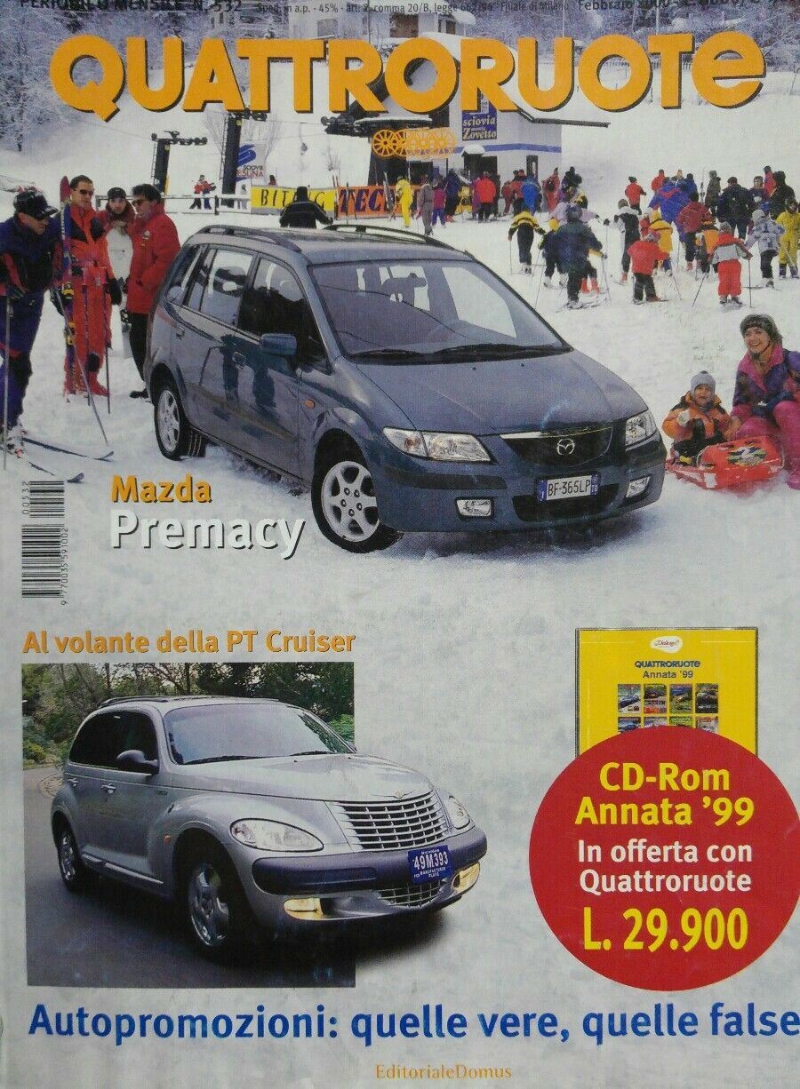 QUATTRORUOTE FEBBRAIO 2000