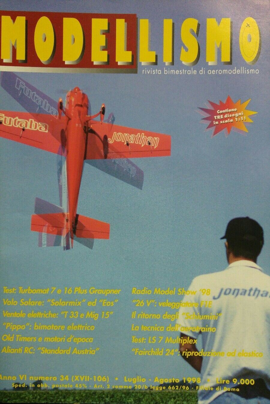 MODELLISMO N.34 LUGLIO AGOSTO 1998