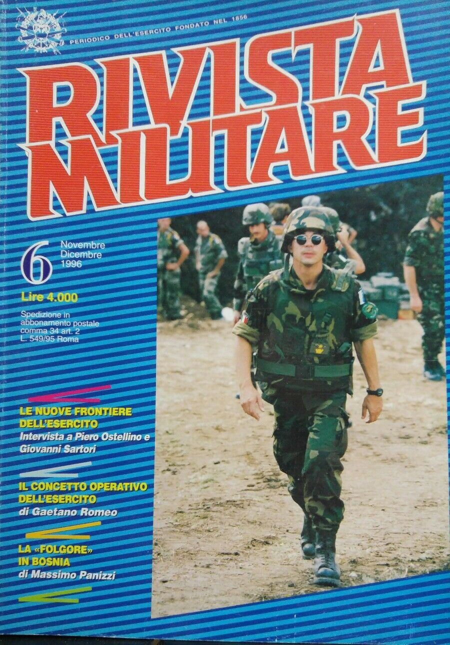 RIVISTA MILITARE N.6 1996