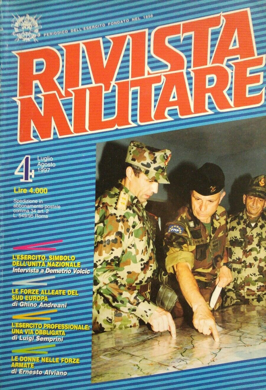 RIVISTA MILITARE N.4 1997