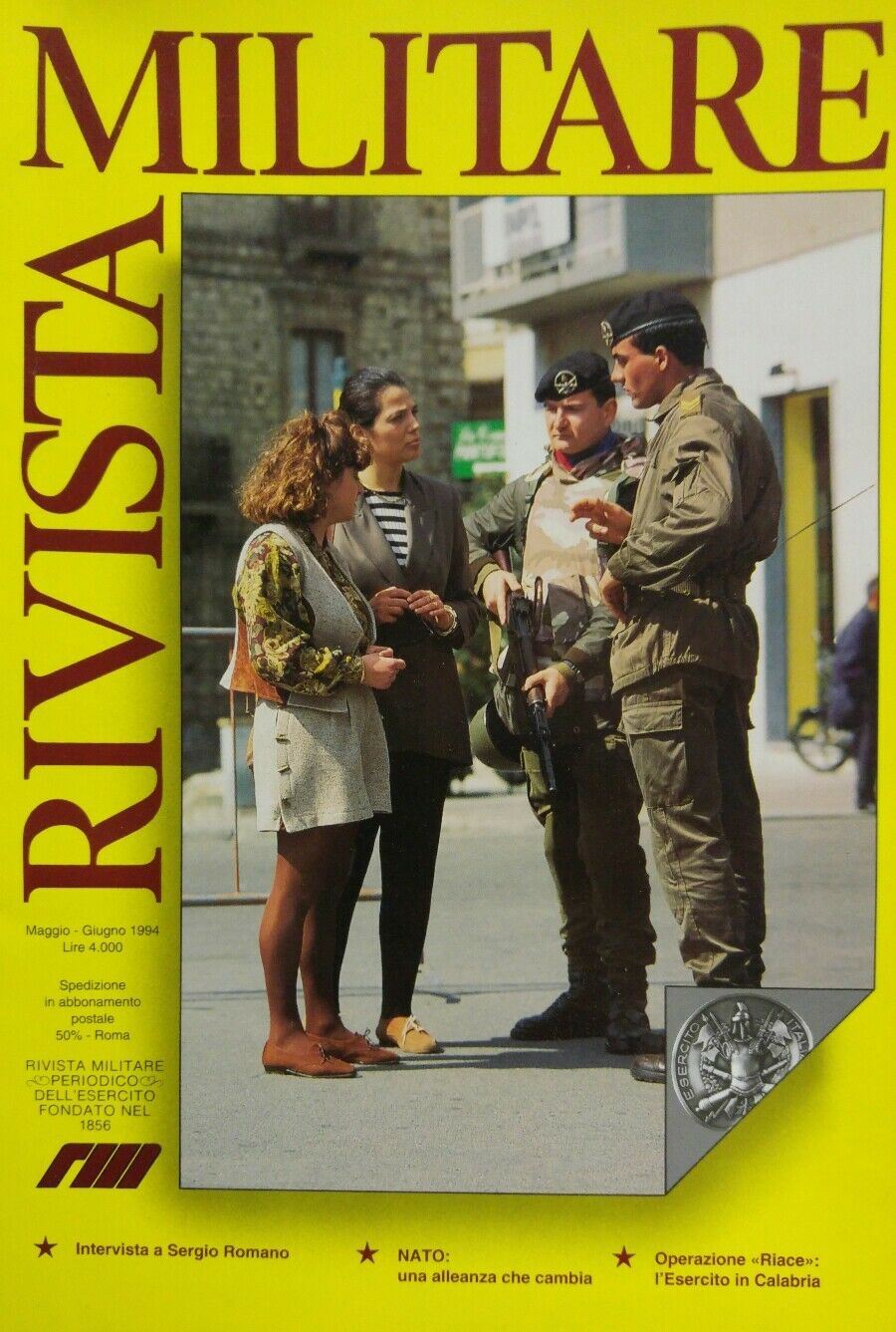 RIVISTA MILITARE N.3 1994