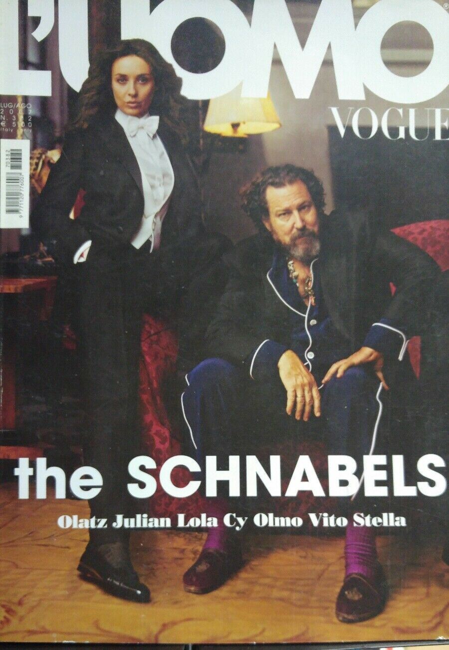 L'UOMO VOGUE N.382 2007 THE SCHNABELS