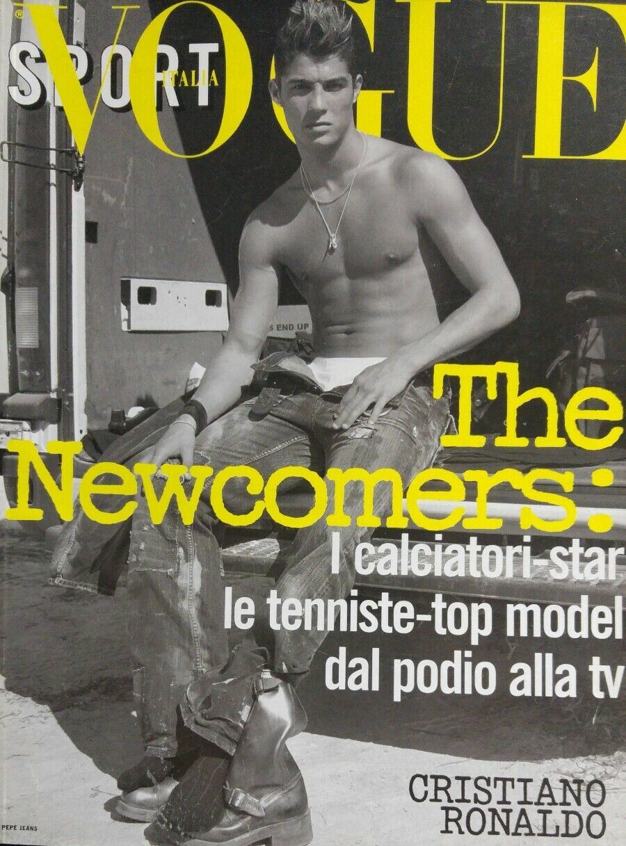 VOGUE SPORT GENNAIO 2005 CRISTIANO RONALDO