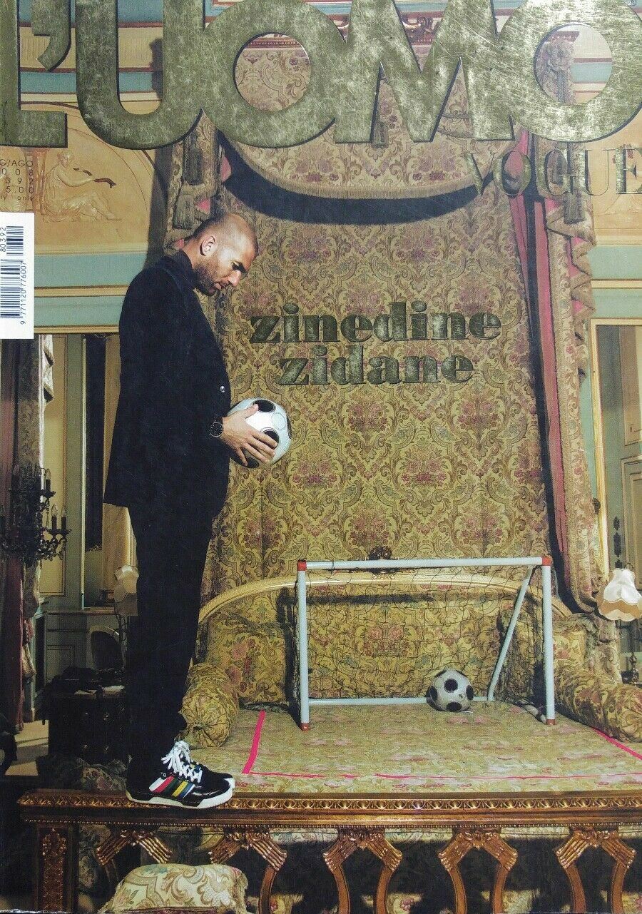 L'UOMO VOGUE N.392 2008 ZINEDINE ZIDANE