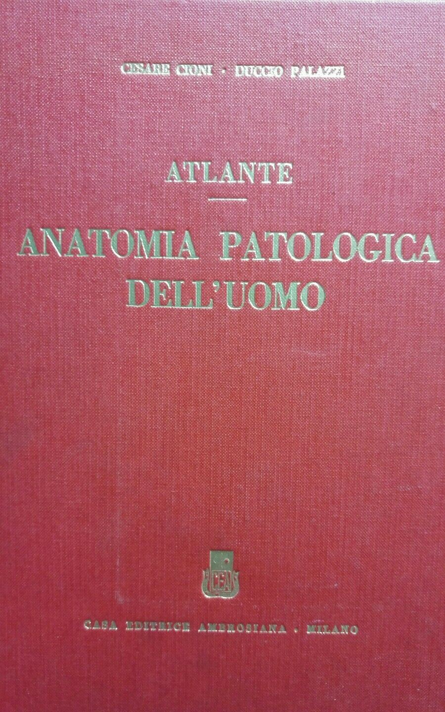 ATLANTE ANATOMIA PATOLOGICA DELL'UOMO Cioni Palazzi