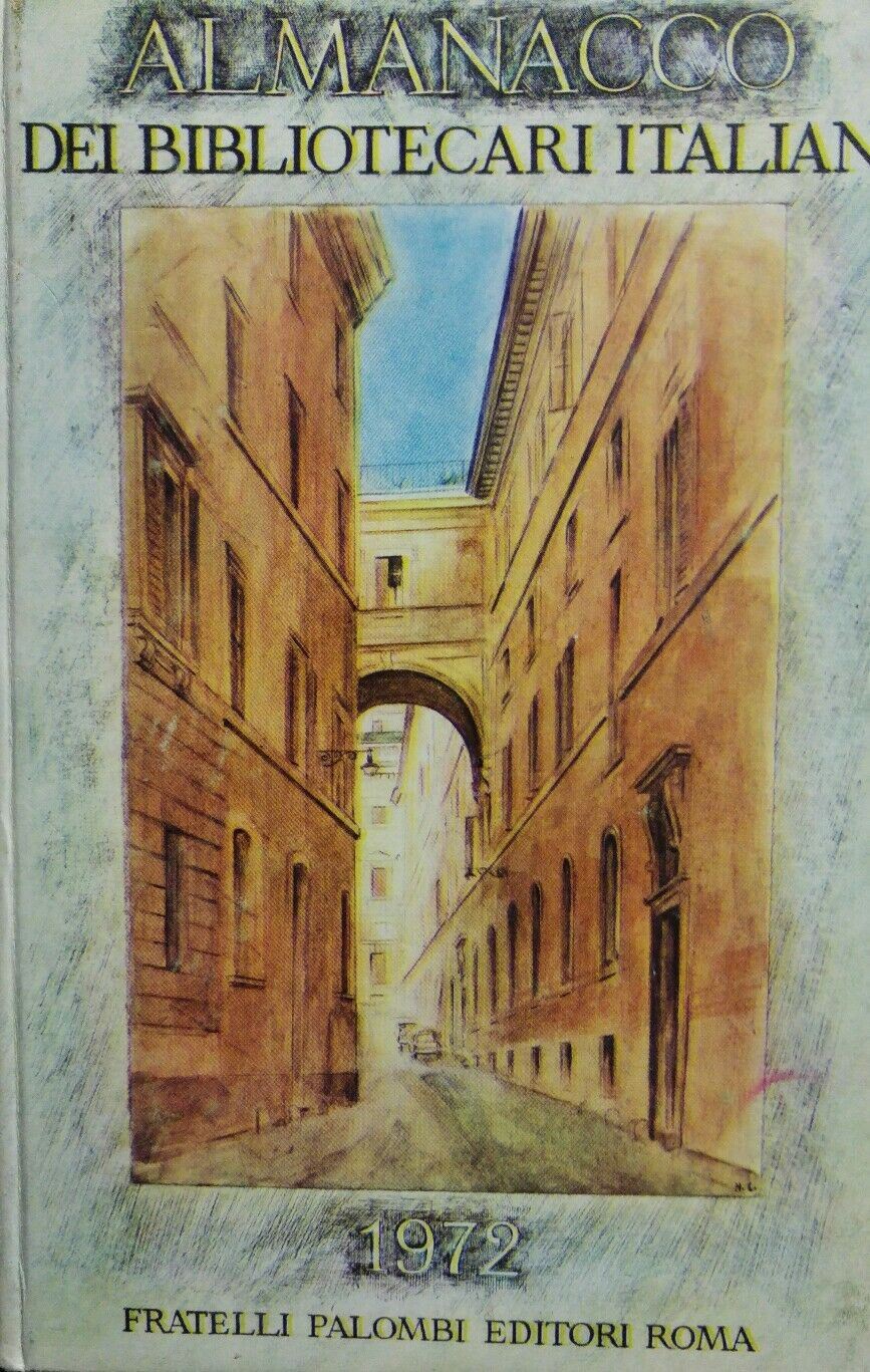 ALMANACCO DEI BIBLIOTECARI ITALIANI 1972