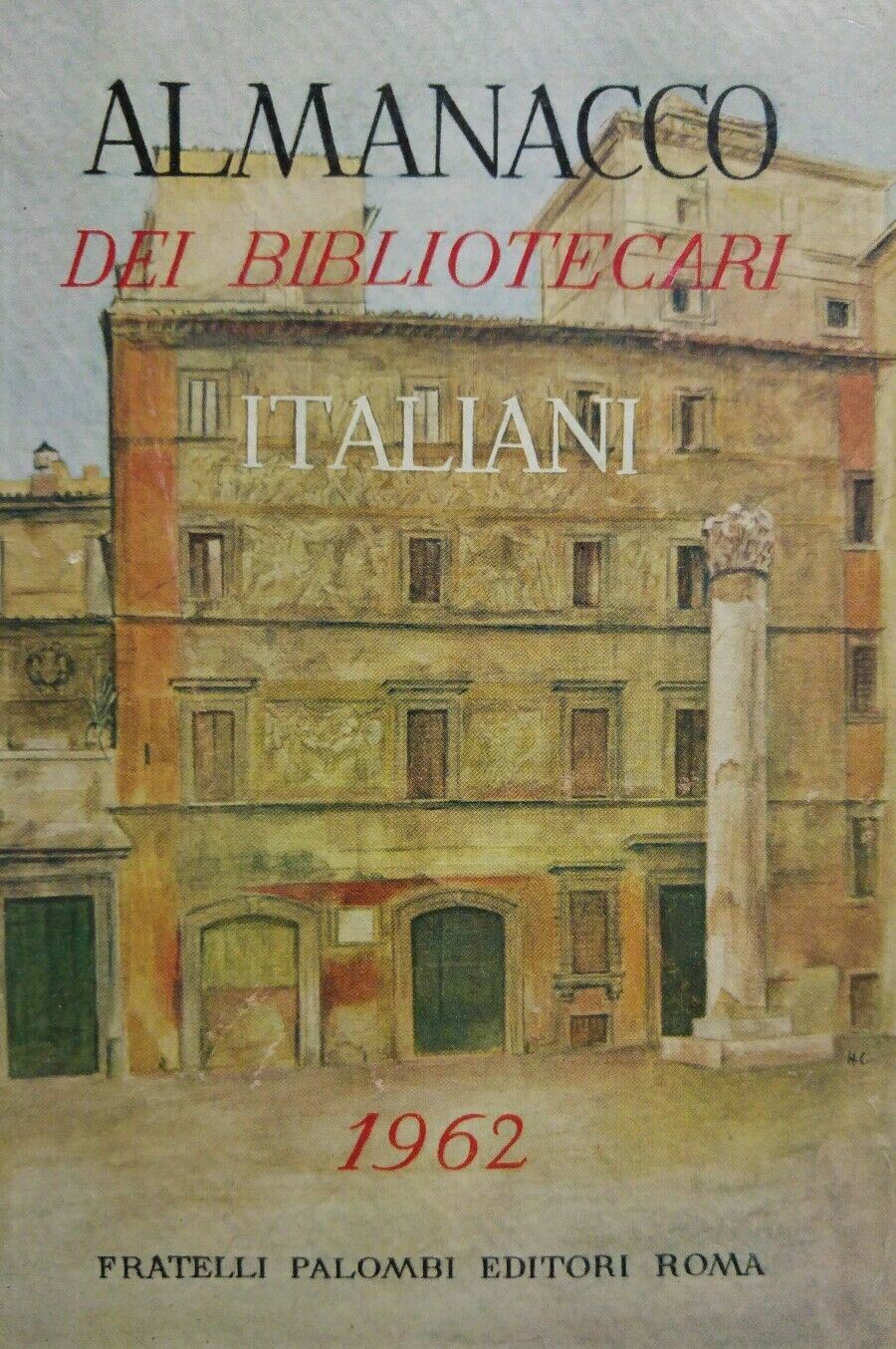 ALMANACCO DEI BIBLIOTECARI ITALIANI 1962
