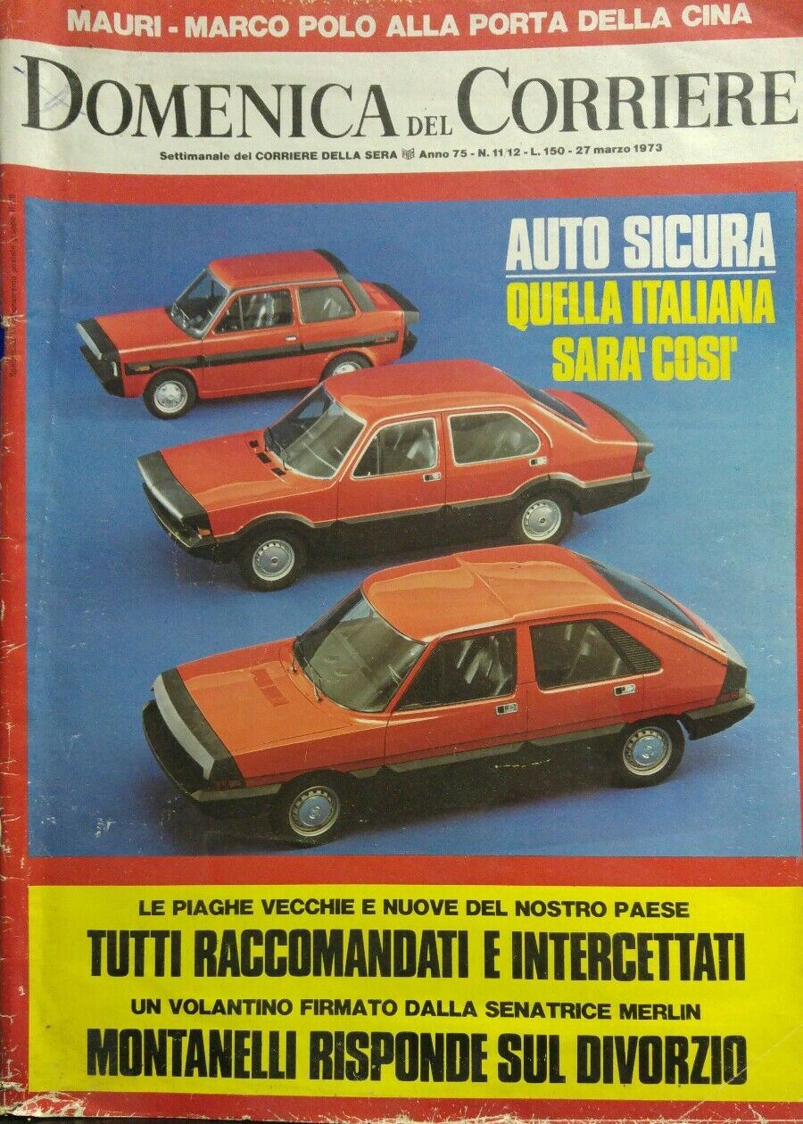 DOMENICA DEL CORRIERE N.11/12  1973