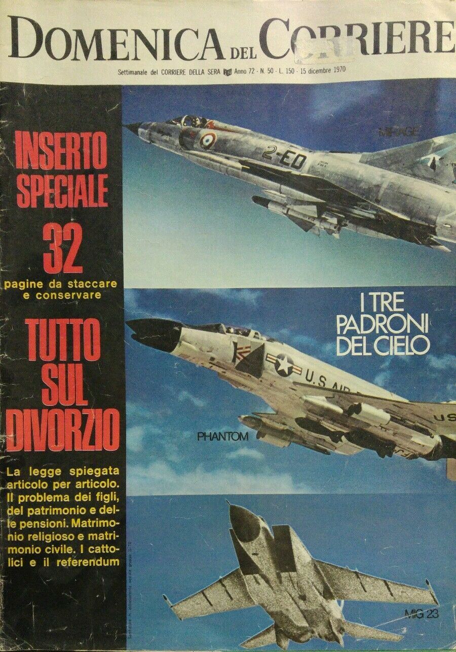 DOMENICA DEL CORRIERE N.50 1970