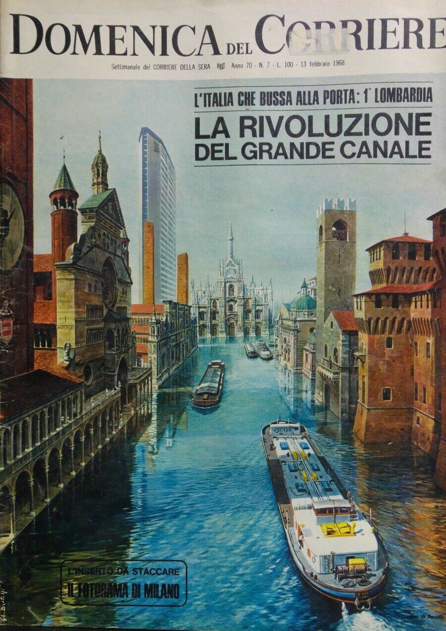 DOMENICA DEL CORRIERE N.7 1968