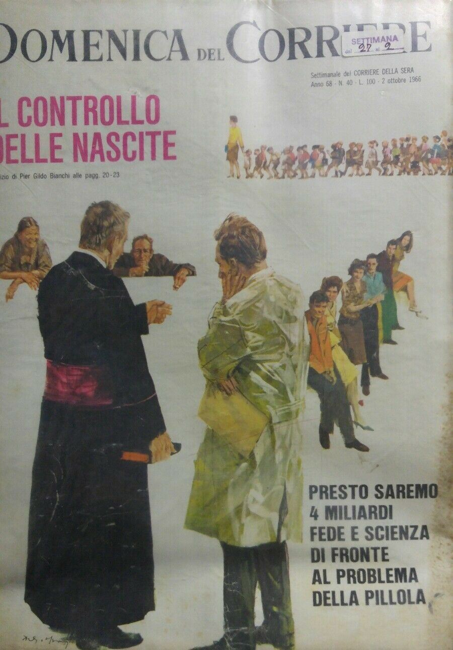 DOMENICA DEL CORRIERE N.40 1966