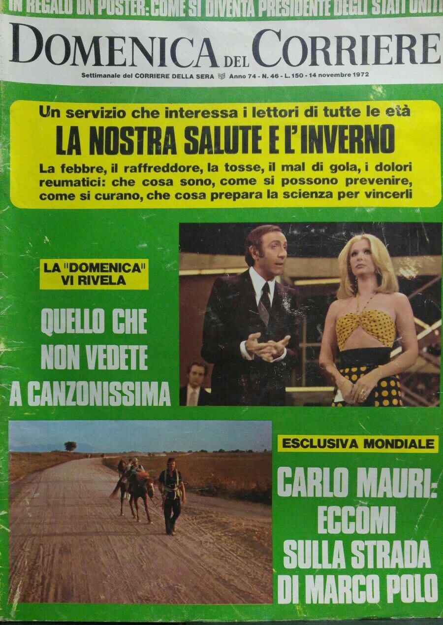 DOMENICA DEL CORRIERE N.46  1972