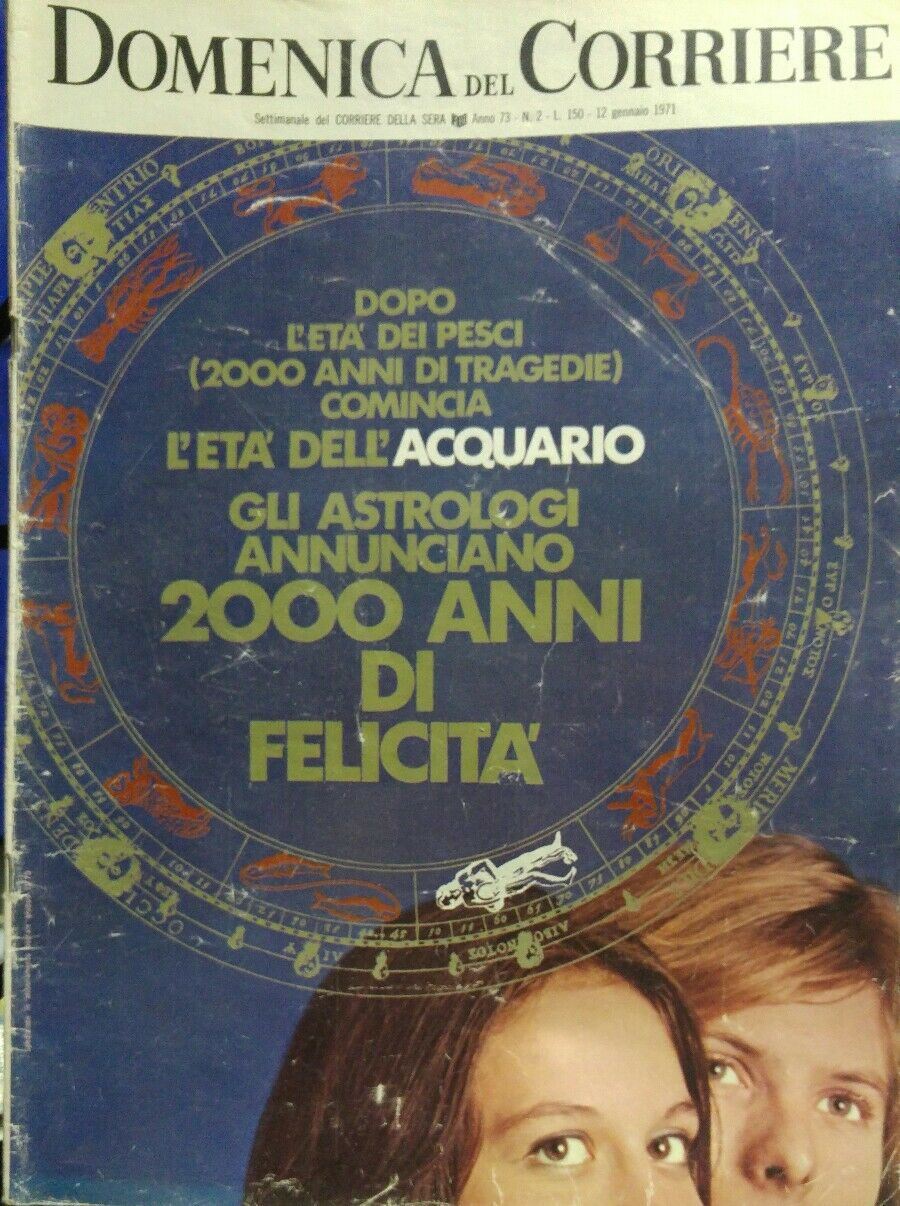 DOMENICA DEL CORRIERE N.2 1971