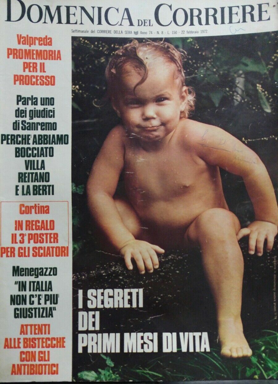DOMENICA DEL CORRIERE N.8 1972