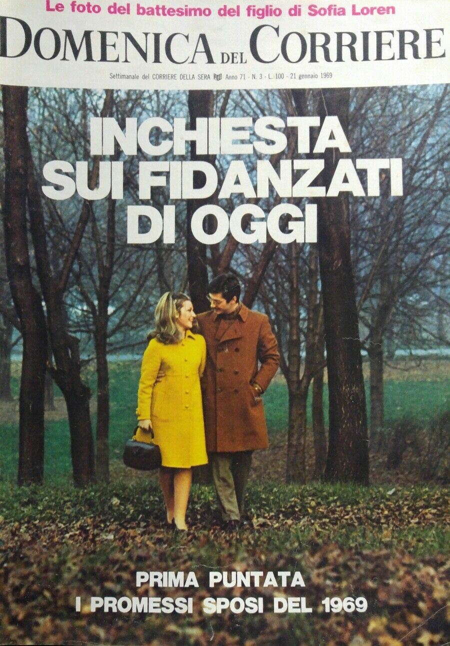 DOMENICA DEL CORRIERE N.3 1969 SOFIA LOREN