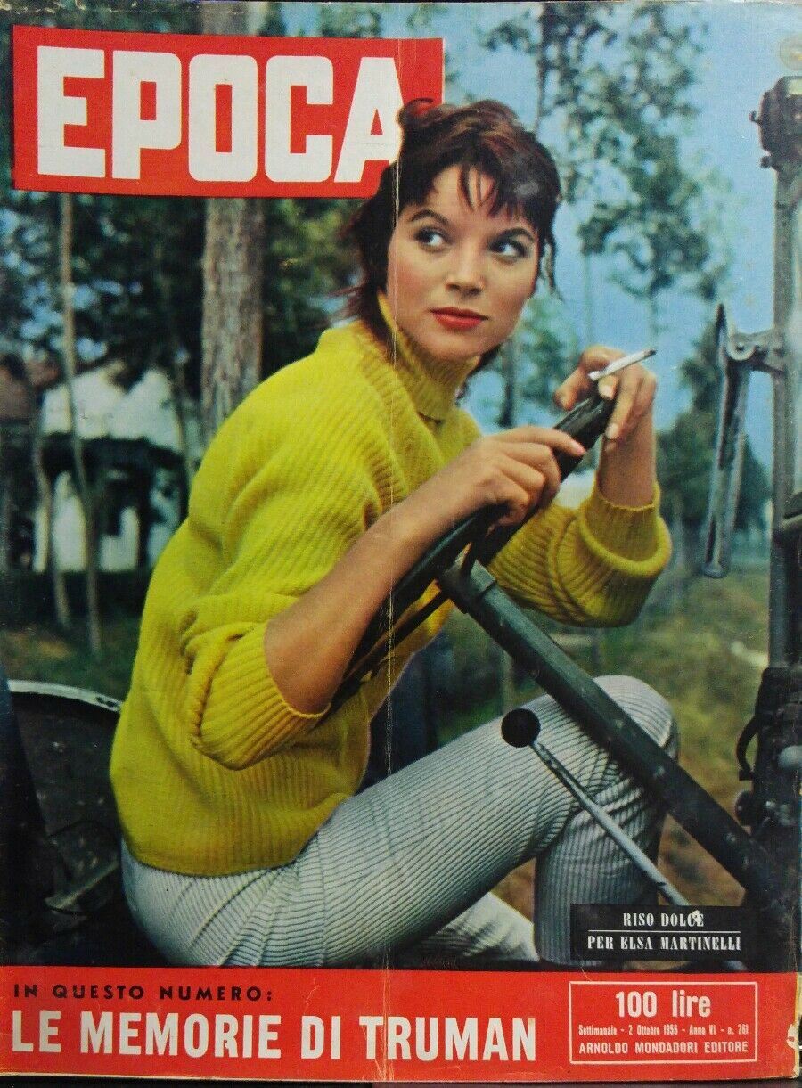 EPOCA N.261 1955 ELSA MARTINELLI